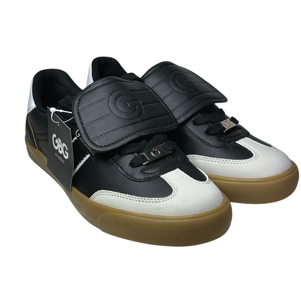 GBG Los Angeles Womens GGOFLIP-N Black White Gum Sole Sneakers Size 8 M NEW